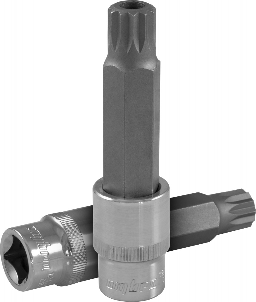Ombra 121716T Насадка торцевая 1/2"DR с вставкой-битой TAMPERPROOF SPLINE, M16H, 100 мм 121716T