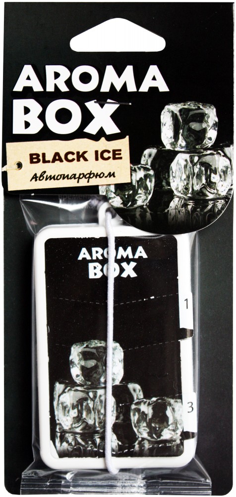 Прочие автотовары B-17 Ароматизатор подвесной Aroma-box Black Ice B-17