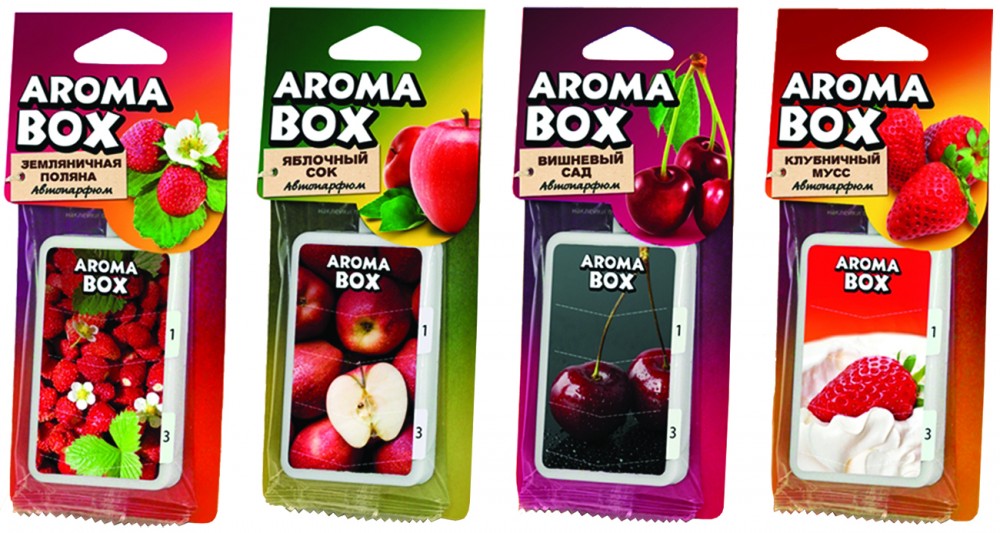 Прочие автотовары Ароматизатор подвесной Aroma-box фруктовый микс 1537