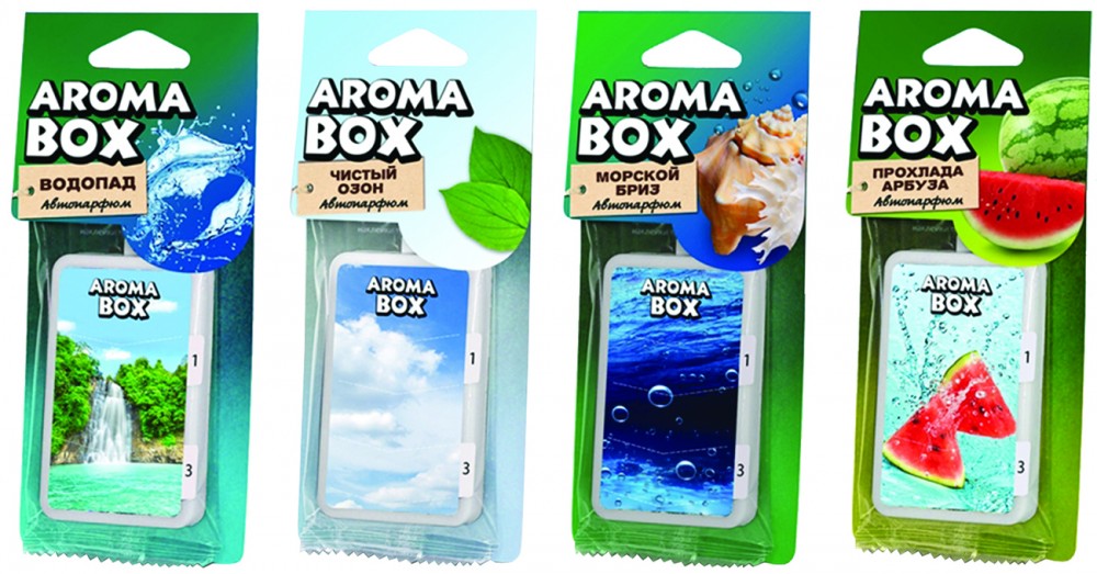 Прочие автотовары Ароматизатор подвесной Aroma-box свежий микс 1535