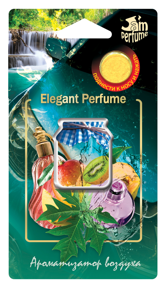 Прочие автотовары J-11 Ароматизатор мембранный подвесной серии "Jam Perfume" Elegant Perfume J-11