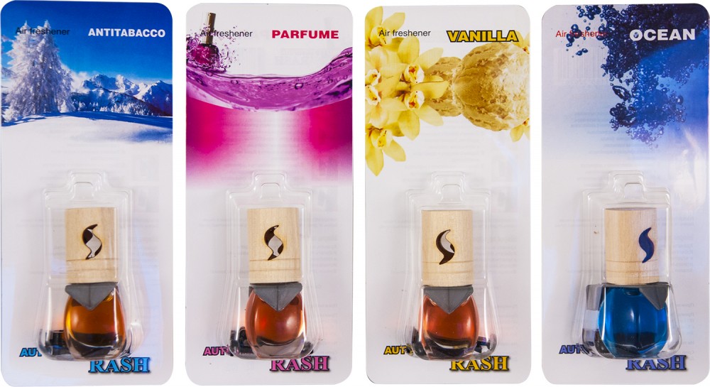 Прочие автотовары Ароматизатор на дефлектор RASH "PARFUM" (микс) 1609