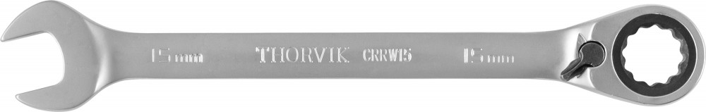 Thorvik CRRW15 Ключ гаечный комбинированный трещоточный с реверсом, 15 мм CRRW15