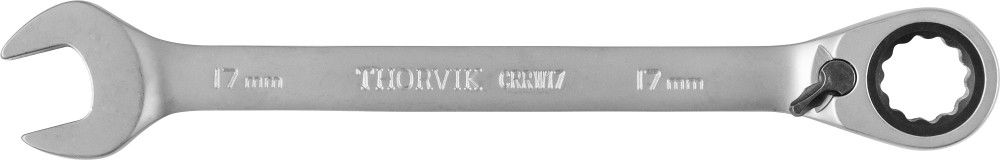 Thorvik CRRW17 Ключ гаечный комбинированный трещоточный с реверсом, 17 мм CRRW17
