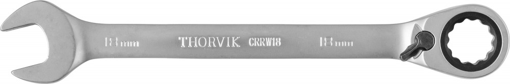 Thorvik CRRW18 Ключ гаечный комбинированный трещоточный с реверсом, 18 мм CRRW18