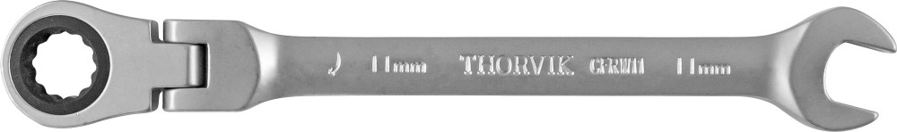 Thorvik CFRW11 Ключ гаечный комбинированный трещоточный карданный, 11 мм CFRW11