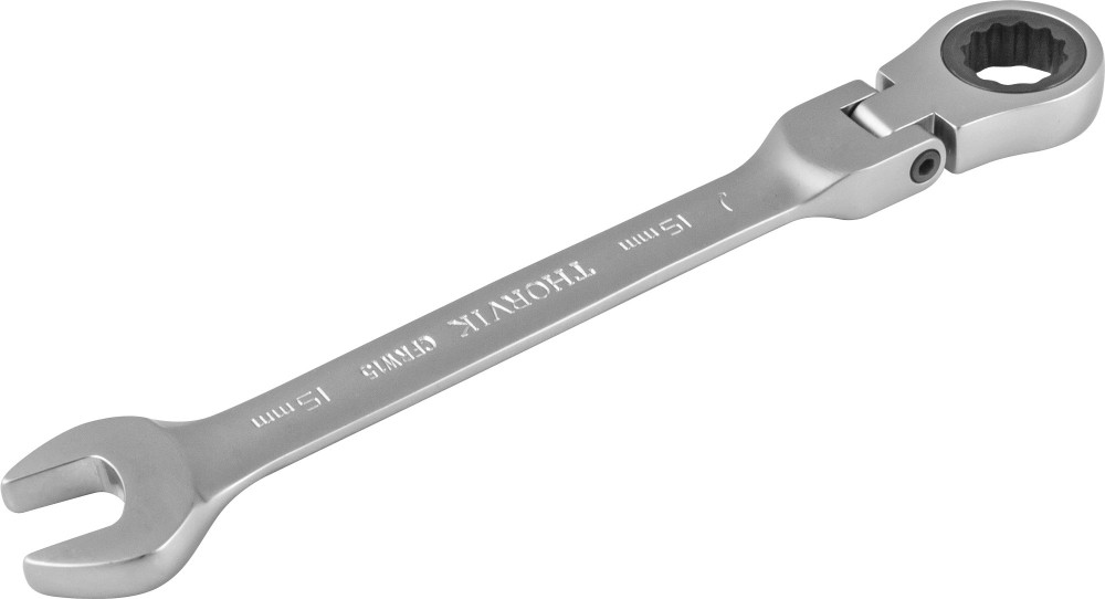 Thorvik CFRW15 Ключ гаечный комбинированный трещоточный карданный, 15 мм CFRW15