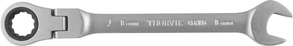 Thorvik CFRW16 Ключ гаечный комбинированный трещоточный карданный, 16 мм CFRW16