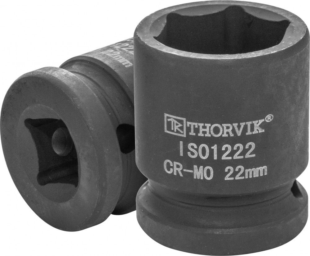 Thorvik IS01222 Головка торцевая ударная 1/2"DR, 22 мм IS01222