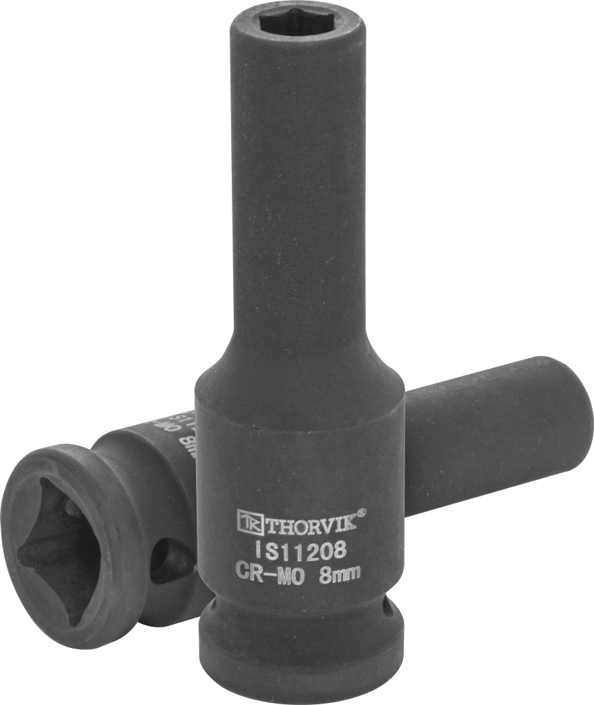 Thorvik IS11208 Головка торцевая ударная глубокая 1/2"DR, 8 мм IS11208