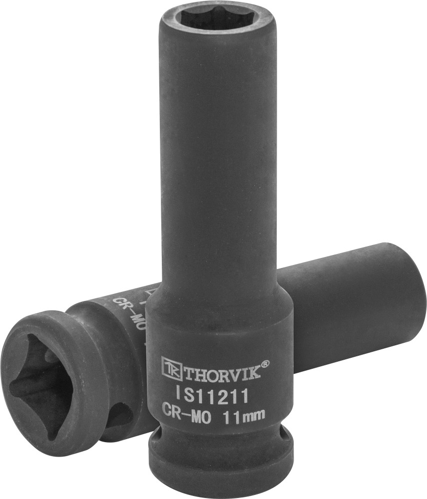 Thorvik IS11211 Головка торцевая ударная глубокая 1/2"DR, 11 мм IS11211