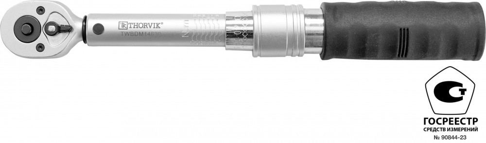 Thorvik TWBDM14630 Ключ динамометрический двусторонний 1/4"DR, 6-30 Нм TWBDM14630