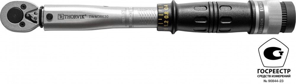 Thorvik TWM38630 Ключ динамометрический 3/8"DR, 6-30 Нм TWM38630