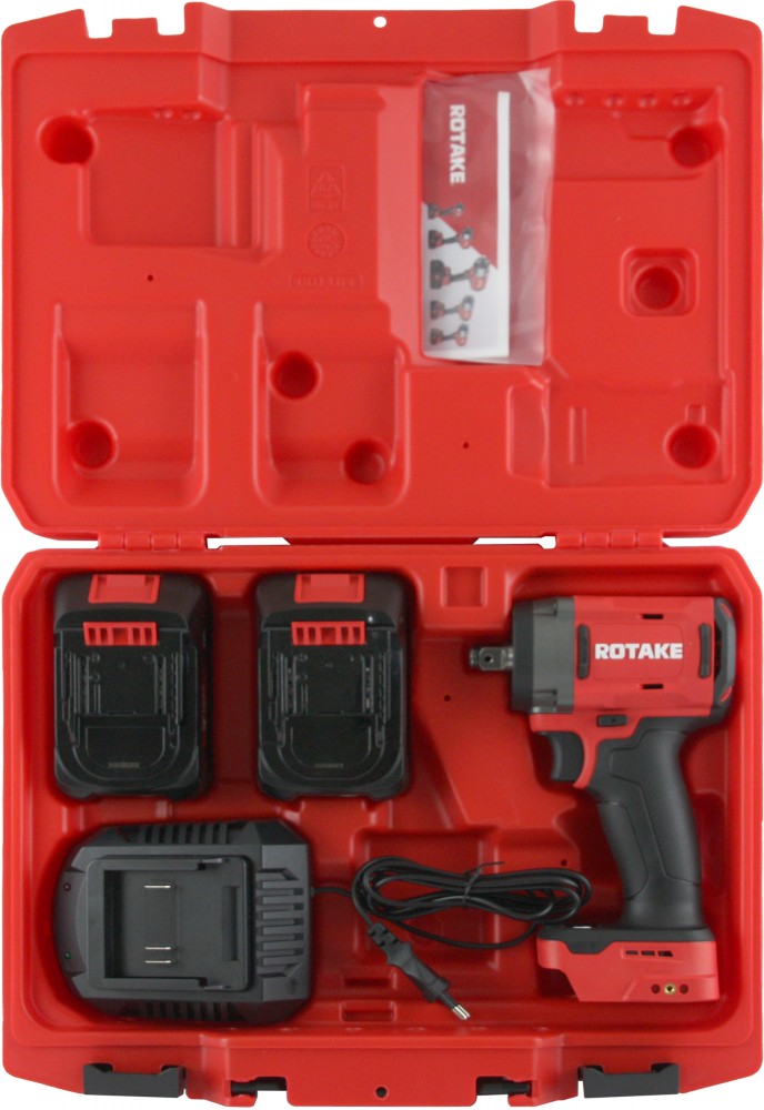 Rotake 8811 (T1-40D) Гайковерт ударный аккумуляторный бесщёточный 1/2"DR, 18В, 680 Нм 8811