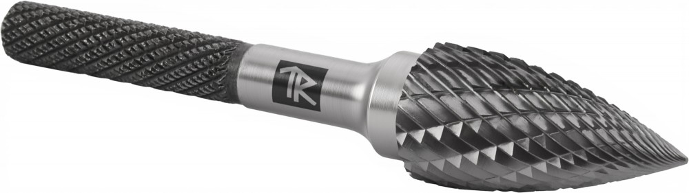Thorvik TRRBG12250670-2  Борфреза твердосплавная гиперболическая с заостренным концом, тип G, 12 мм, двойная насечка, в боксе TRRBG12250670-2