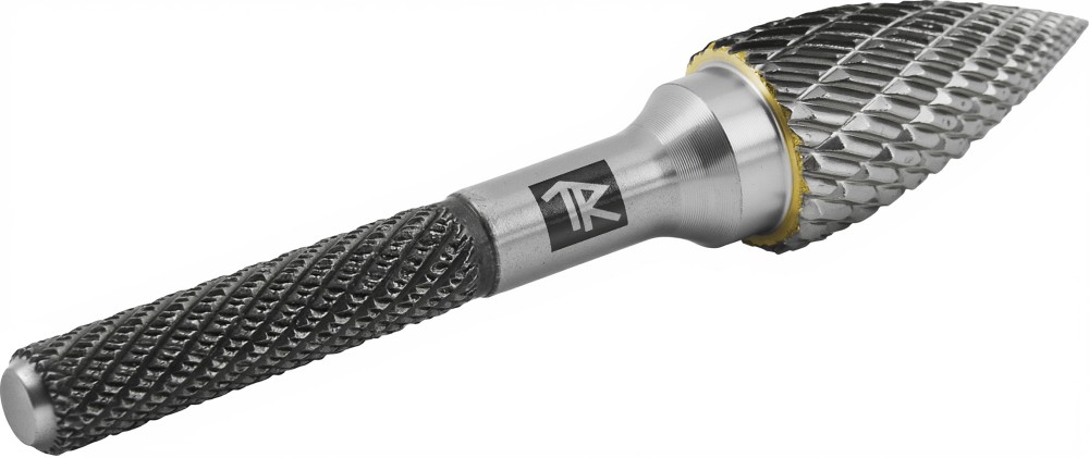 Thorvik TRRBG12250670-2  Борфреза твердосплавная гиперболическая с заостренным концом, тип G, 12 мм, двойная насечка, в боксе TRRBG12250670-2