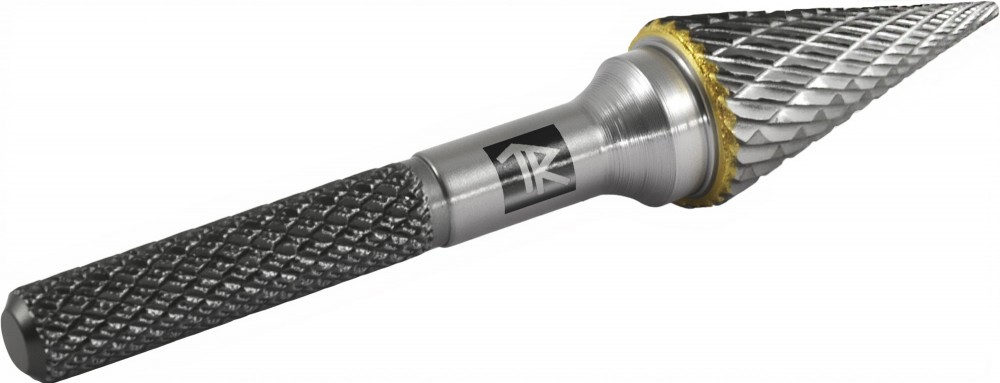 Thorvik TRRBM10200665-2  Борфреза твердосплавная коническая, тип M, 10 мм, двойная насечка, в боксе TRRBM10200665-2