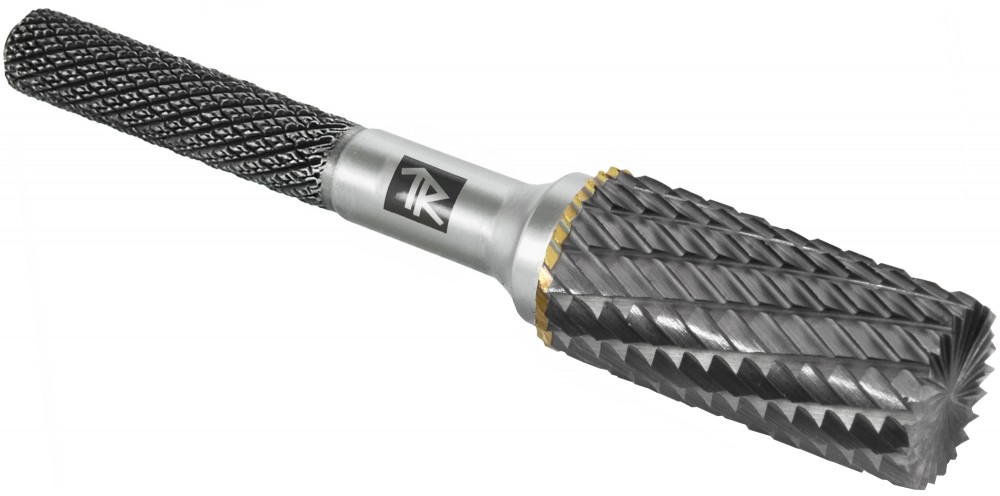 Thorvik TRRBB1225О670-2 Борфреза твердосплавная цилиндрическая с торцевой заточкой, тип B, 12 мм, двойная насечка, в боксе TRRBB1225&#x041E;670-2
