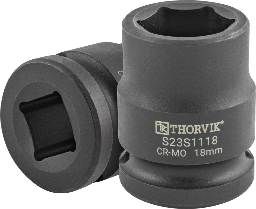 Thorvik S23S1118 Головка торцевая ударная 1/2"DR, 18 мм S23S1118