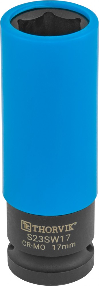 Thorvik S23SW17 Головка торцевая ударная удлиненная тонкостенная 1/2"DR для легкосплавных колесных дисков, 17 мм S23SW17