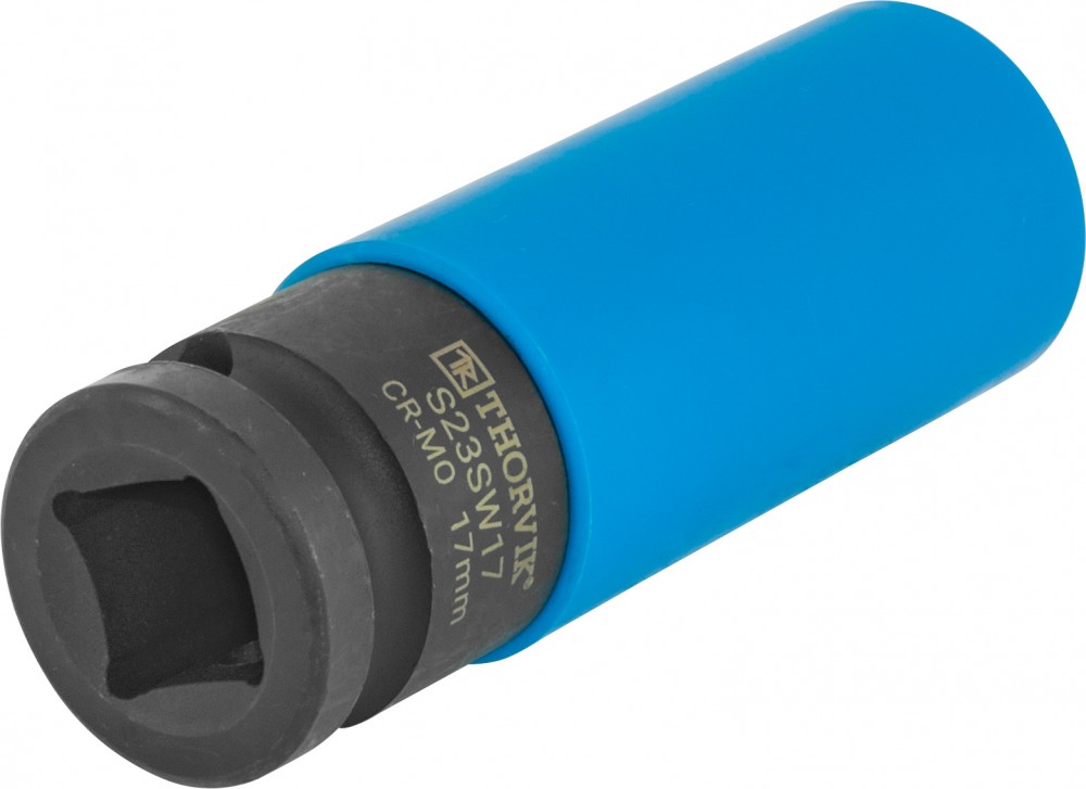 Thorvik S23SW17 Головка торцевая ударная удлиненная тонкостенная 1/2"DR для легкосплавных колесных дисков, 17 мм S23SW17