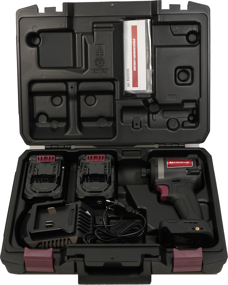 Thorvik BSI20126 Винтоверт аккумуляторный, 20В, 260 Нм BSI20126