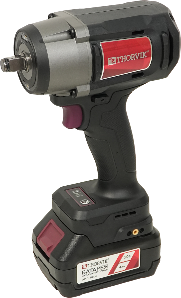 Thorvik BWI20311 Гайковерт аккумуляторный, 1/2"DR, 20В, 1100 Нм BWI20311