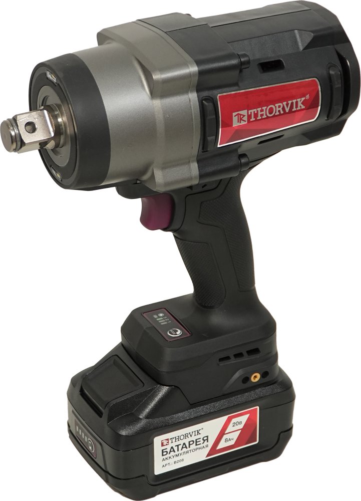 Thorvik BWI20424 Гайковерт аккумуляторный, 3/4"DR, 20В, 2400 Нм BWI20424