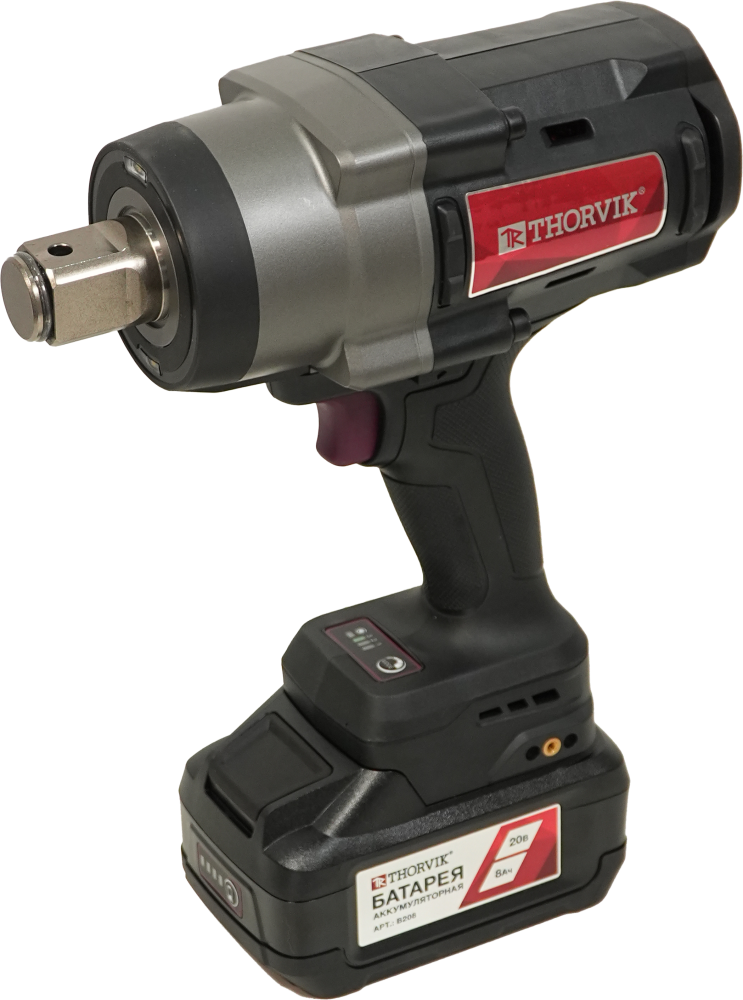 Thorvik BWI20525 Гайковерт аккумуляторный, 1"DR, 20В, 2500 Нм BWI20525