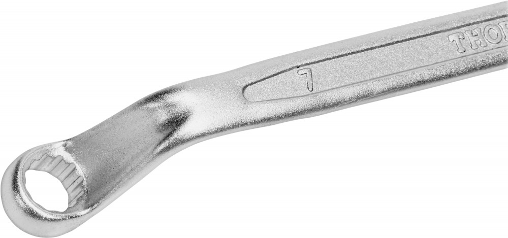 Thorvik ORW0607 Ключ гаечный накидной изогнутый 75°, 6x7 мм ORW0607