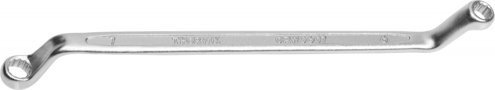 Thorvik ORW0809 Ключ гаечный накидной изогнутый 75°, 8x9 мм ORW0809