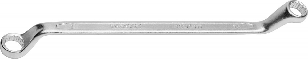 Thorvik ORW1011 Ключ гаечный накидной изогнутый 75°, 10x11 мм ORW1011