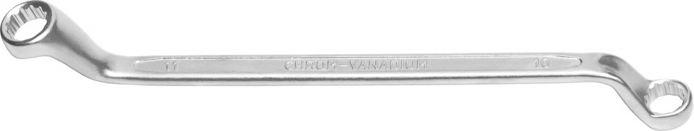 Thorvik ORW1011 Ключ гаечный накидной изогнутый 75°, 10x11 мм ORW1011