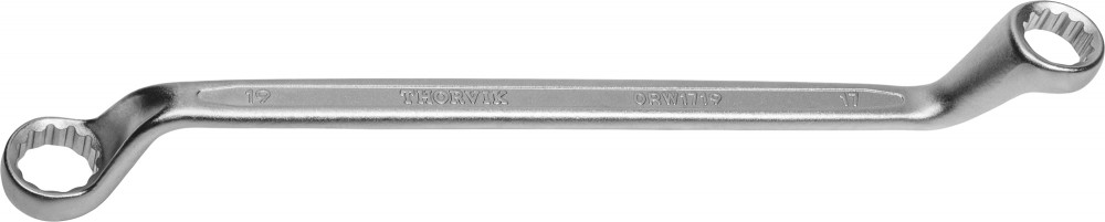 Thorvik ORW1719 Ключ гаечный накидной изогнутый 75°, 17x19 мм ORW1719
