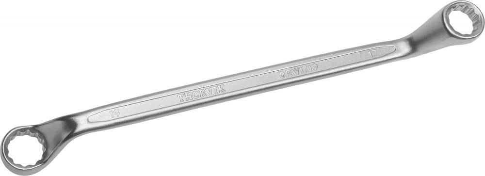 Thorvik ORW1719 Ключ гаечный накидной изогнутый 75°, 17x19 мм ORW1719
