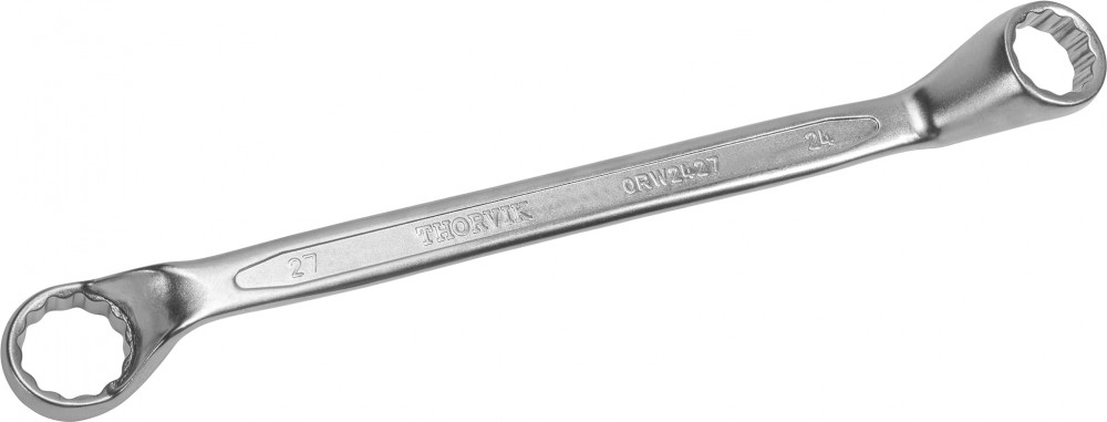 Thorvik ORW2427 Ключ гаечный накидной изогнутый 75°, 24x27 мм ORW2427