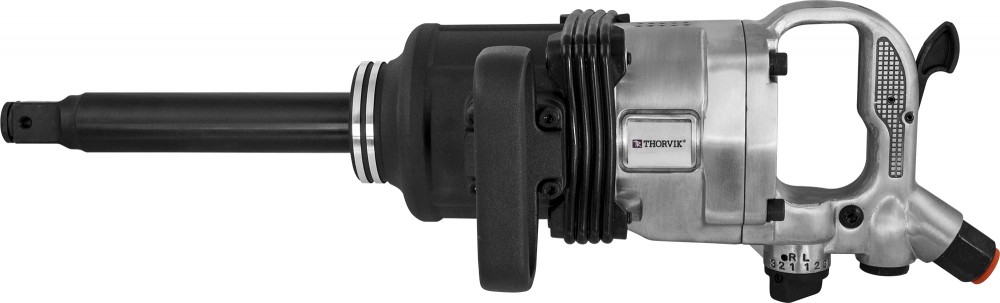 Thorvik AIWS125 Гайковерт пневматический  1"DR 4200 об/мин,  2180 Nm и головки торцевые ударные 1"DR 32, 33  AIWS125