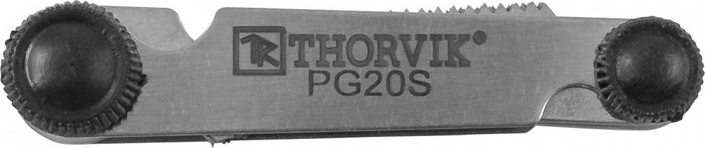 Thorvik PG20S Набор резьбовых шаблонов для наружных резьб, 20 предметов PG20S