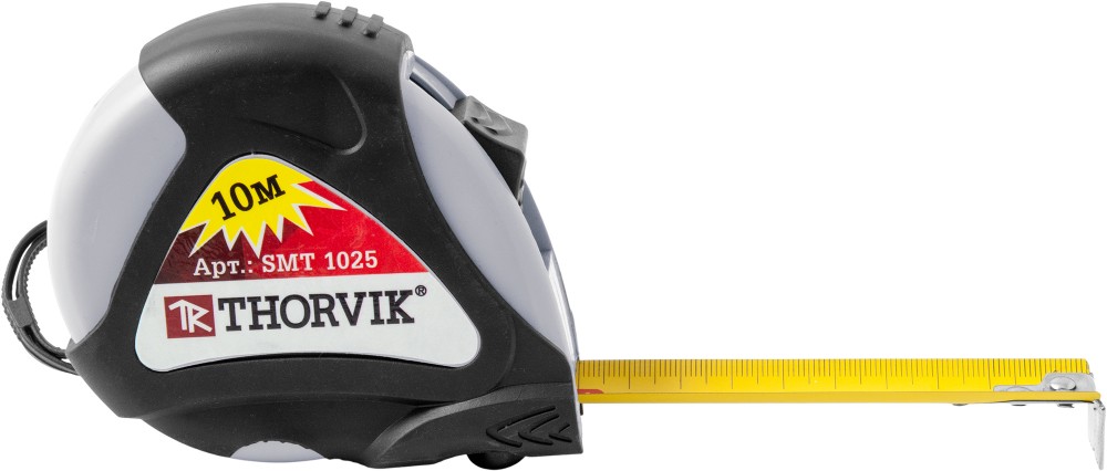 Thorvik SMT7525 Рулетка в обрезиненном корпусе, 7.5 м SMT7525