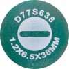 Jonnesway D77S638 Отвертка стержневая шлицевая ANTI-SLIP GRIP, SL6.5х38 мм D77S638