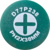 Jonnesway D77P238 Отвертка стержневая крестовая ANTI-SLIP GRIP, PH2х38 мм D77P238
