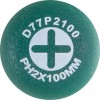 Jonnesway D77P2100 Отвертка стержневая крестовая ANTI-SLIP GRIP, PH2х100 мм D77P2100