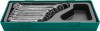 Jonnesway W45308SP Набор ключей гаечных комбинированных трещоточных в ложементе, 8-19 мм, 8 предметов W45308SP