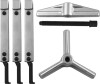 Jonnesway AE310140 Съемник универсальный, американского типа со скользящими 2-3 захватами в наборе, диапазон захватов внутр./наружн. 60-160/40-120, глубина захвата 200 мм AE310140