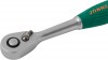 Jonnesway R3702 Рукоятка трещоточная 1/4"DR, 48 зубцов, 135 мм R3702