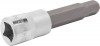 Jonnesway S09H4312 Насадка торцевая 1/2"DR с вставкой-битой шестигранной, H12, 100 мм S09H4312