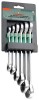 Jonnesway W68106S Набор ключей гаечных накидных трещоточных на держателе, 8-19 мм, 6 предметов W68106S