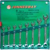 Jonnesway W264108PRS Набор ключей гаечных комбинированных удлиненных в сумке, 10-19 мм, 8 предметов W264108PRS
