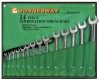Jonnesway W26414S Набор ключей гаечных комбинированных дюймовых в сумке 3/8"--1-1/4", 14 предметов W26414S