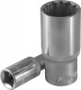 Jonnesway S04HD4730 Головка торцевая глубокая 12-гранная 1/2"DR, 30 мм S04HD4730